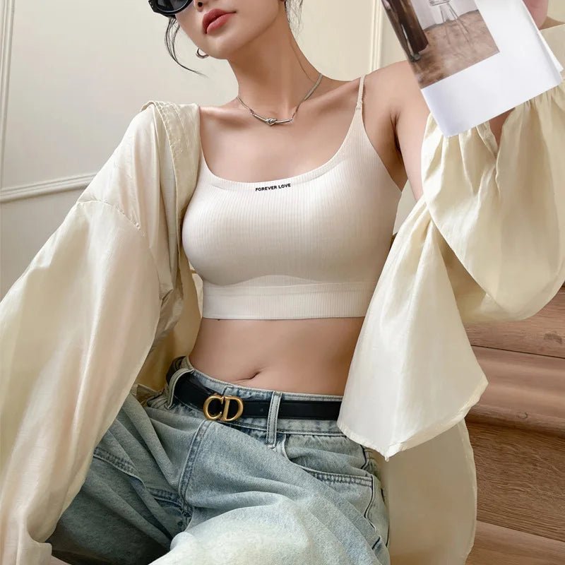 Bivigaos Beauty Back Top Cream White One Size