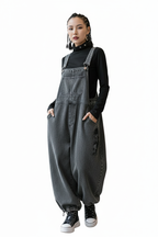 Chicever Denim Jumpsuits Jeans Square Neck Sleeveless