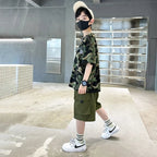 Boys Camo Piece Short Sleeve