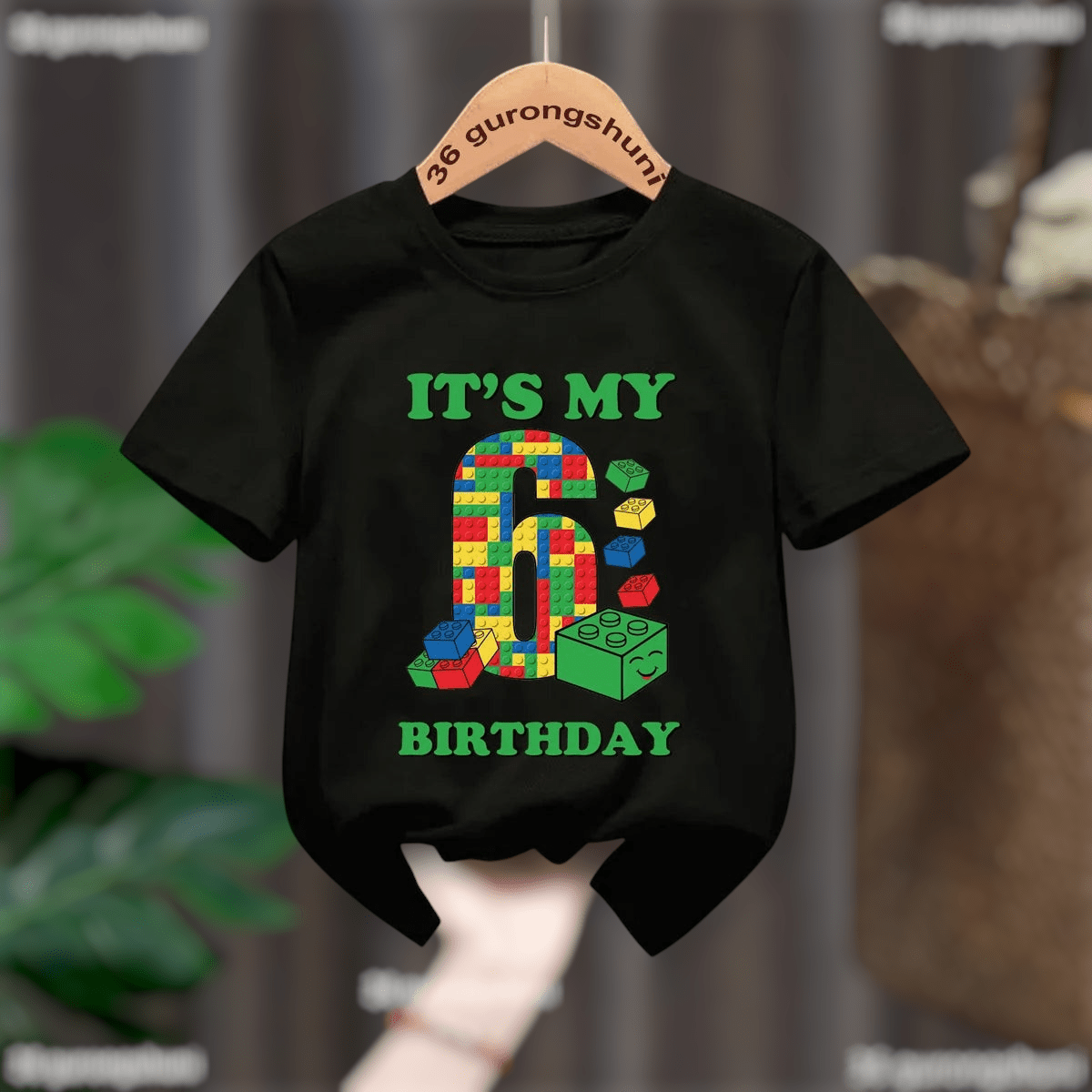 Childrens Birthday Graphic T Shirt Short Sleeve T2B