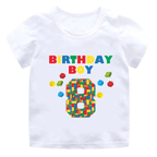 Childrens Birthday Number T Shirt Graphic