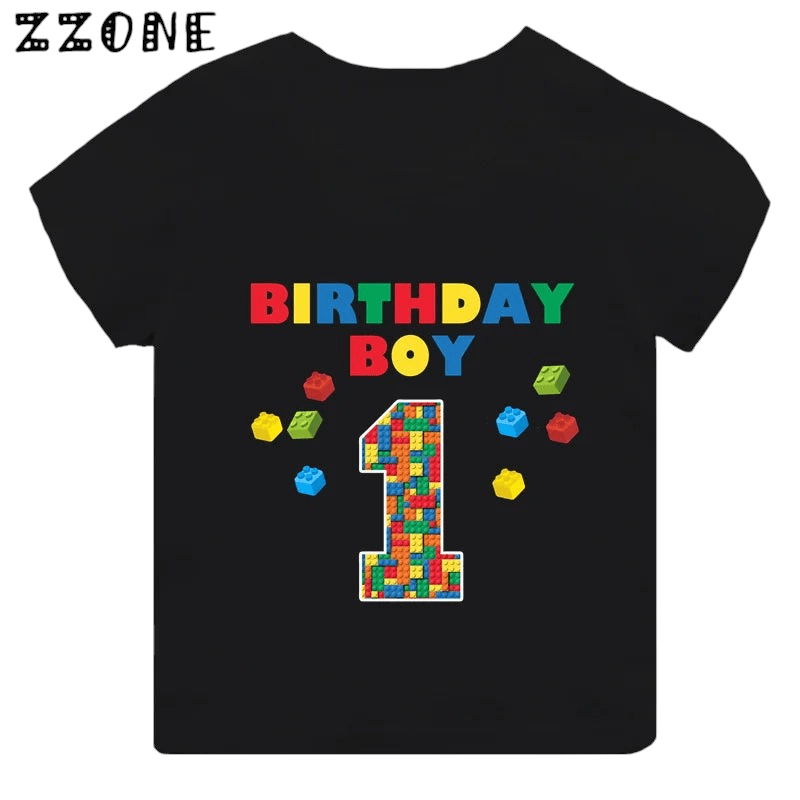 Childrens Birthday Number T Shirt Graphic TH2747J