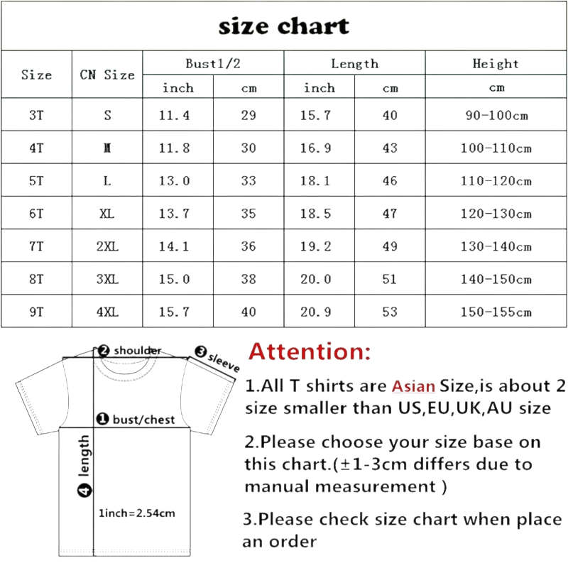 Childrens Birthday Number T Shirt Graphic