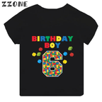 Childrens Birthday Number T Shirt Graphic TH2747O