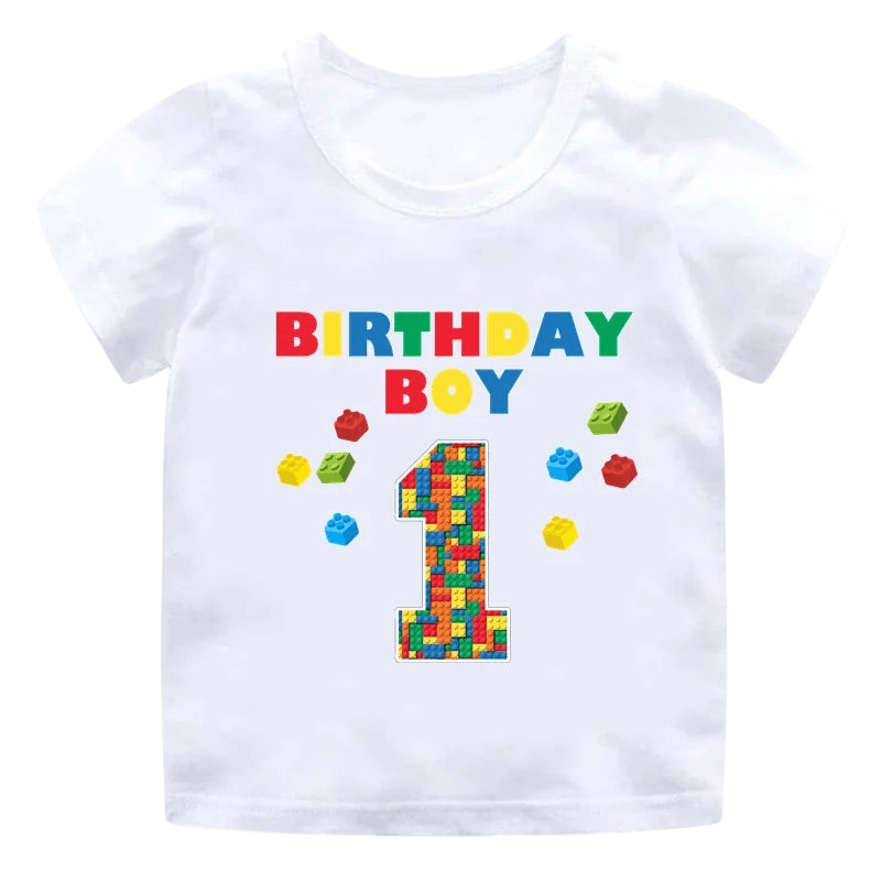 Childrens Birthday Number T Shirt Graphic