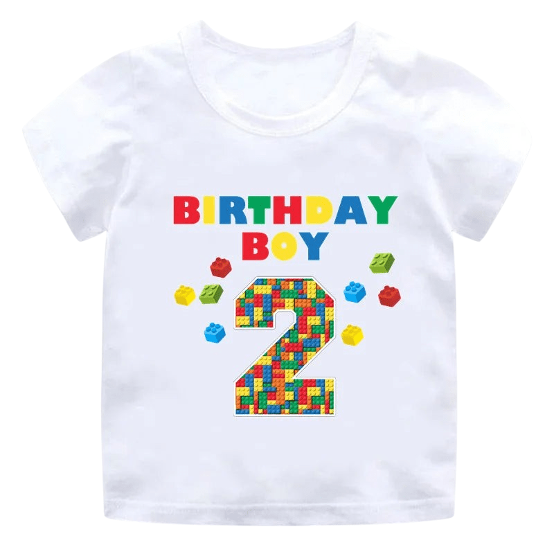 Childrens Birthday Number T Shirt Graphic ooo2747K