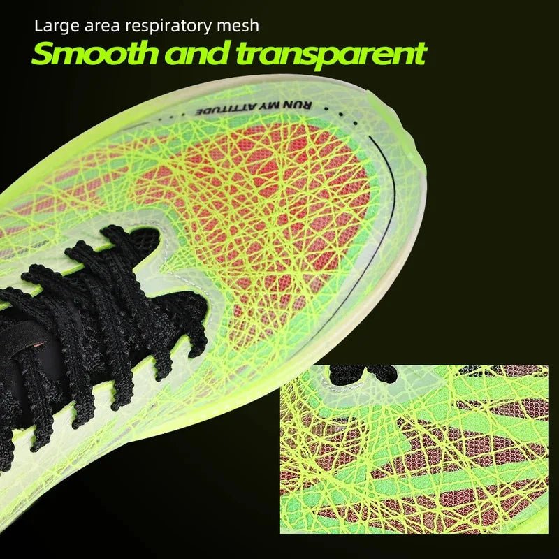 CIERSES Men's Mesh Lace-Up Running Shoes
