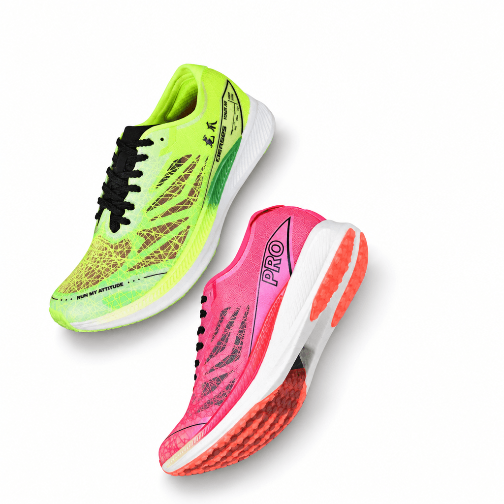 CIERSES Men's Mesh Lace-Up Running Shoes