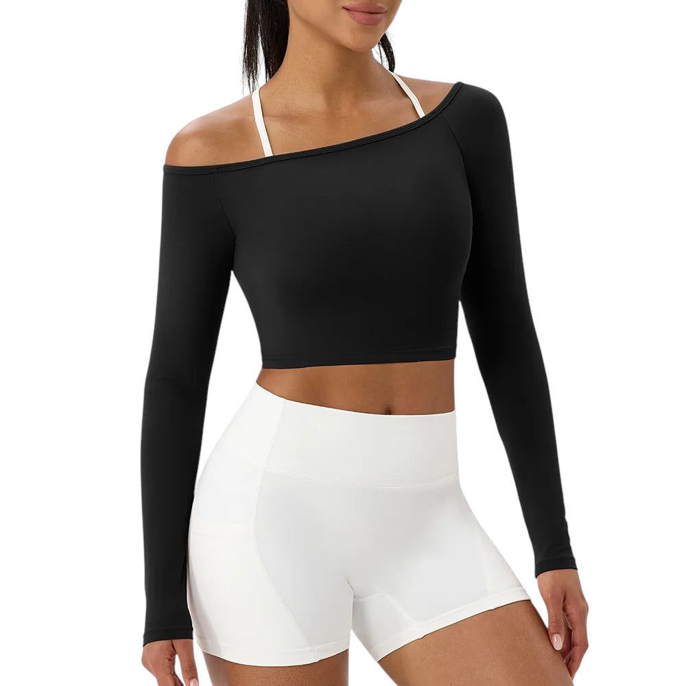 Athletic Long Sleeve Top Black