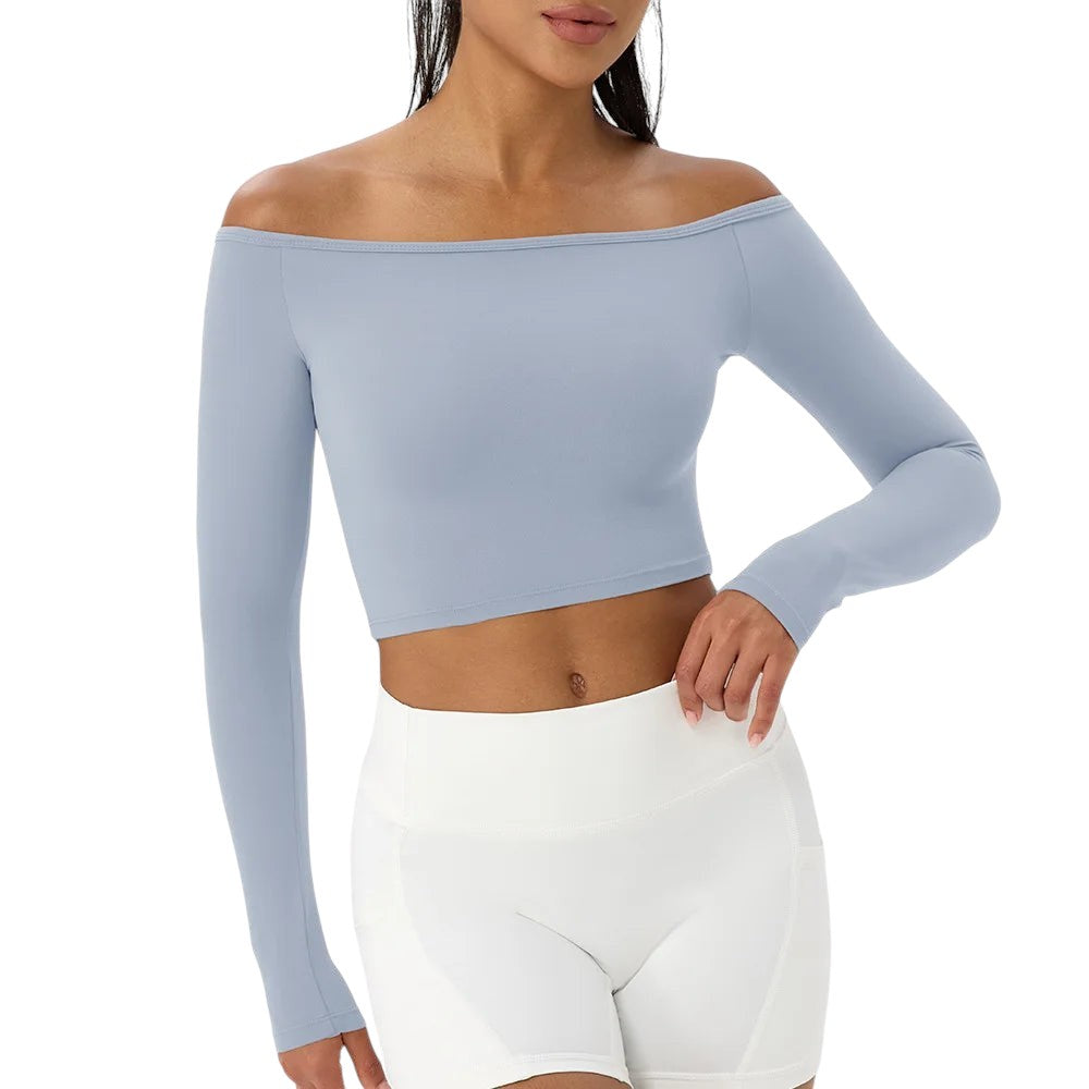 Athletic Long Sleeve Top Blue