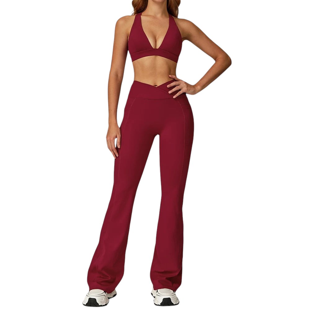 Athletic Two piece Flare Leggings