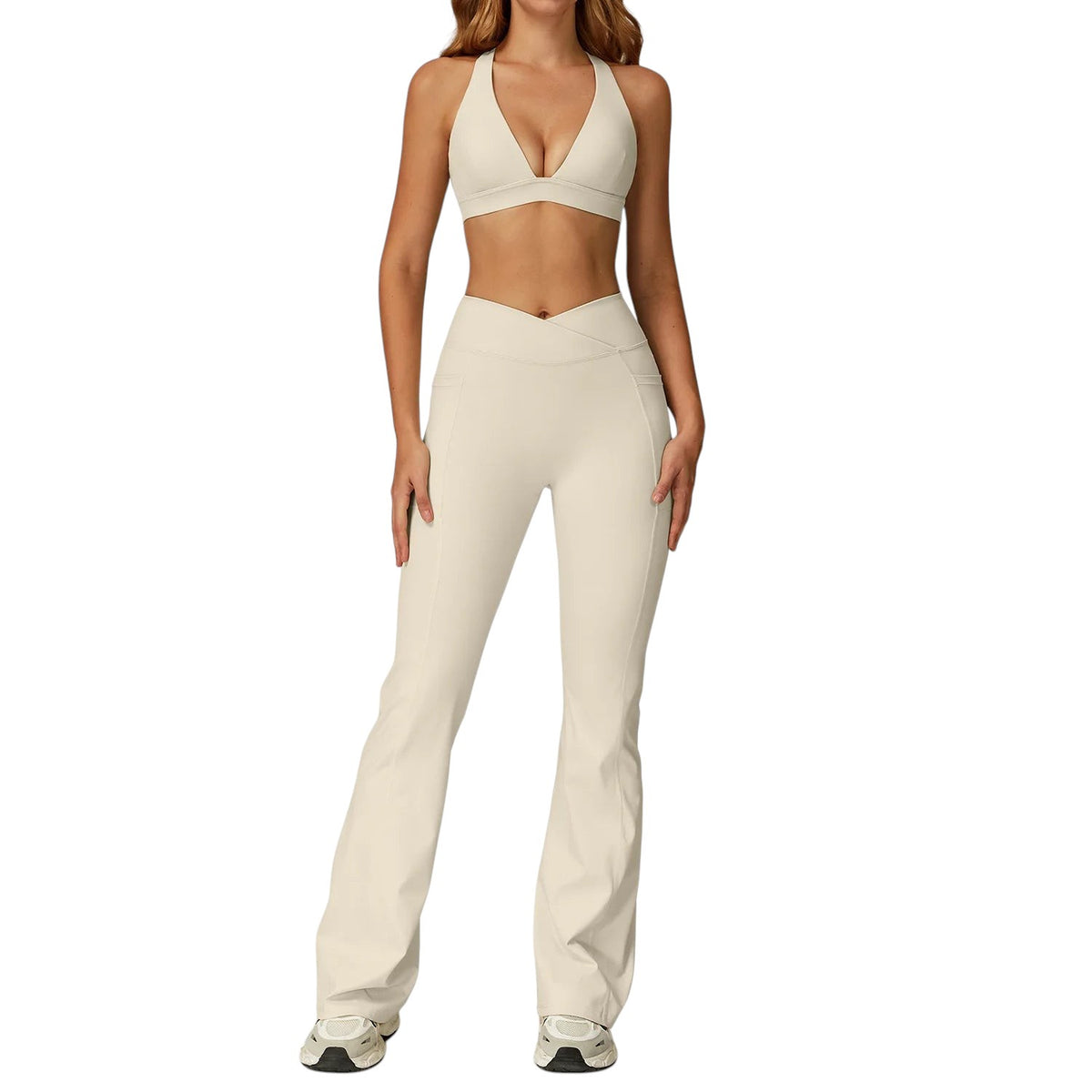 Athletic Two piece Flare Leggings