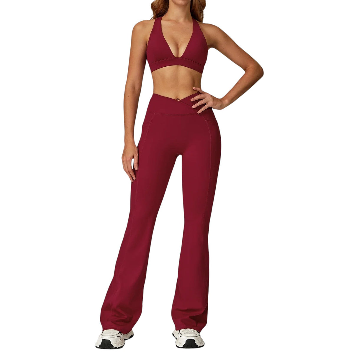 Athletic Two piece Flare Leggings