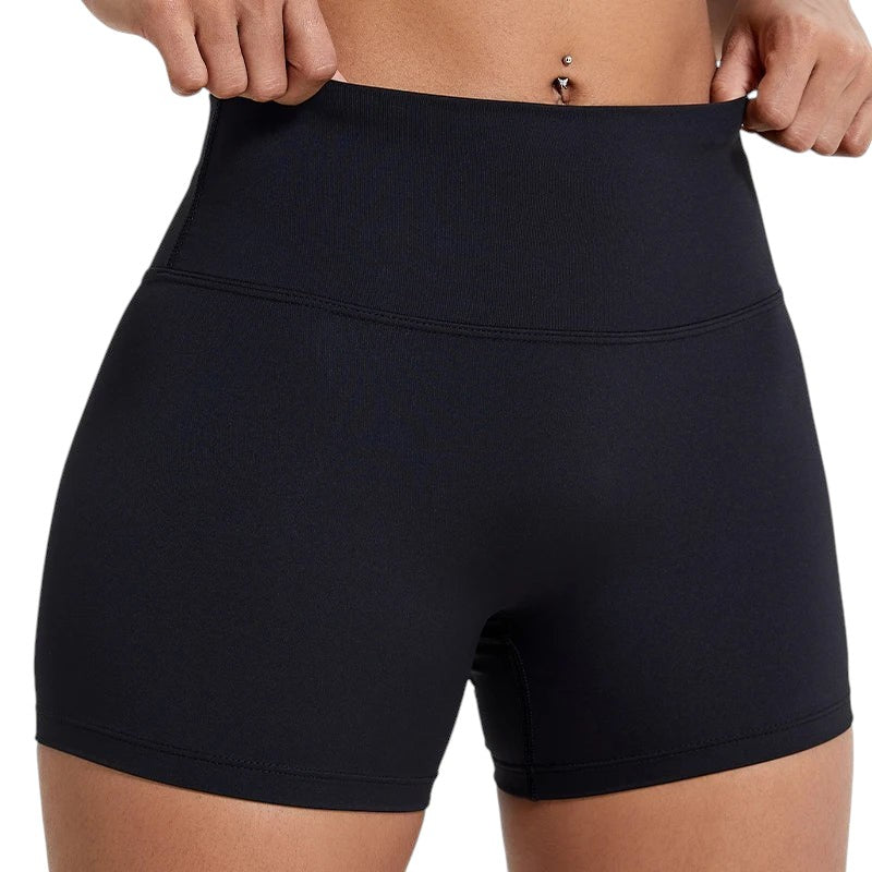 Comfort High Waisted Shorts High Waisted Black