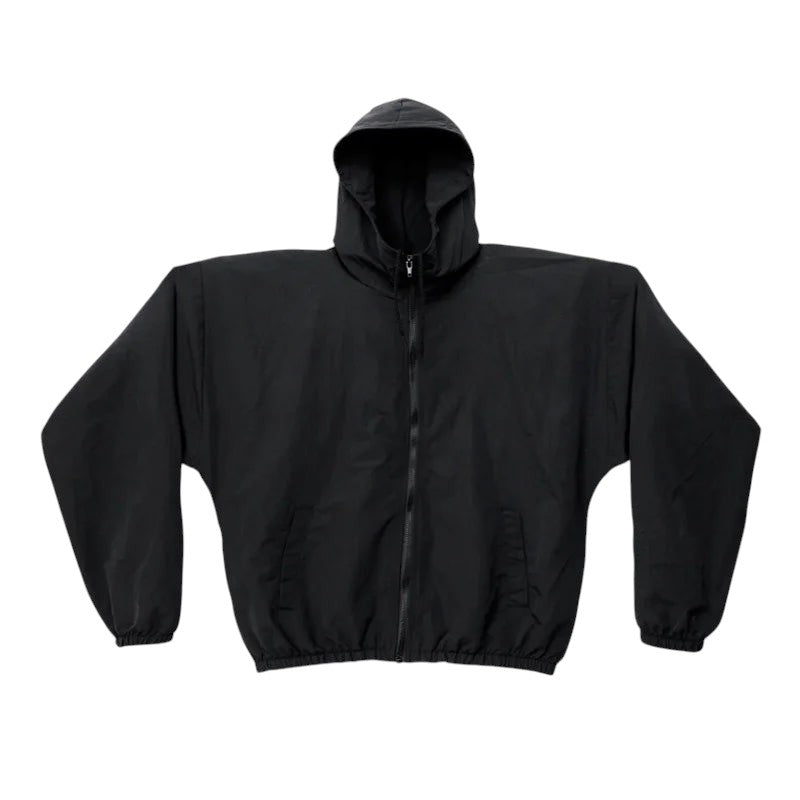 Lightweight Hooded With Jacket Zip Up black