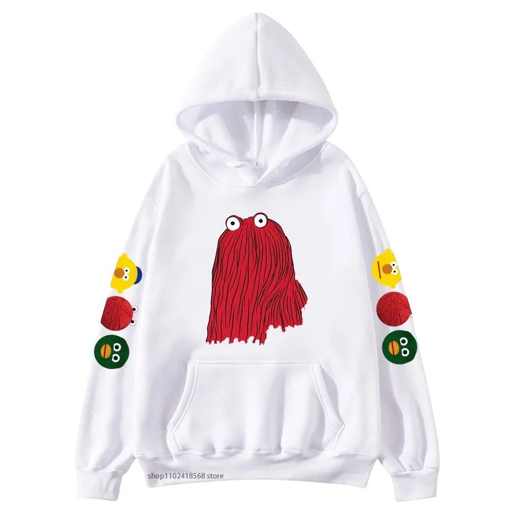 Comfort Character Graphic Hoodie White