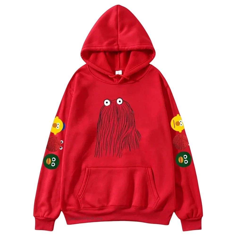 Comfort Character Graphic Hoodie Red