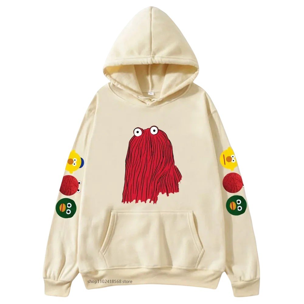 Comfort Character Graphic Hoodie Kahki
