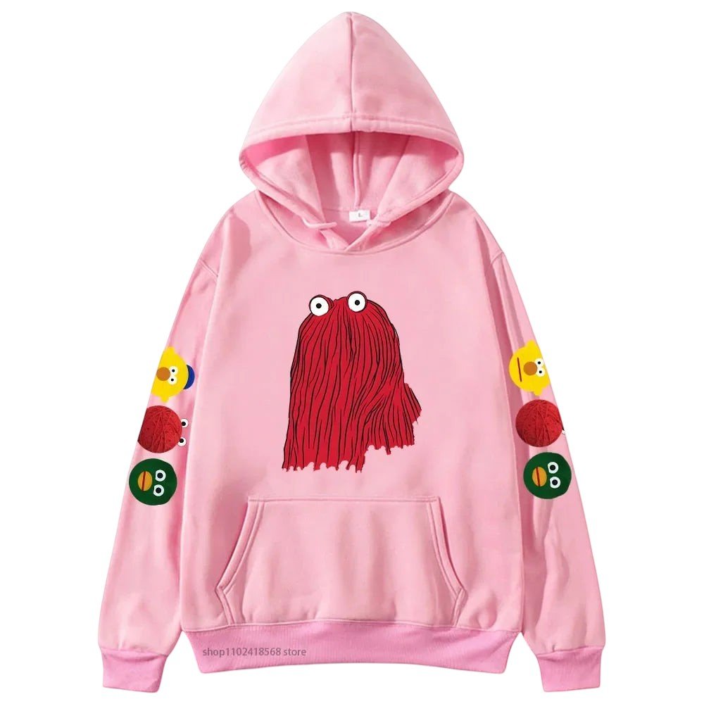 Comfort Character Graphic Hoodie Pink