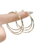 Multi layered Hoop Earrings
