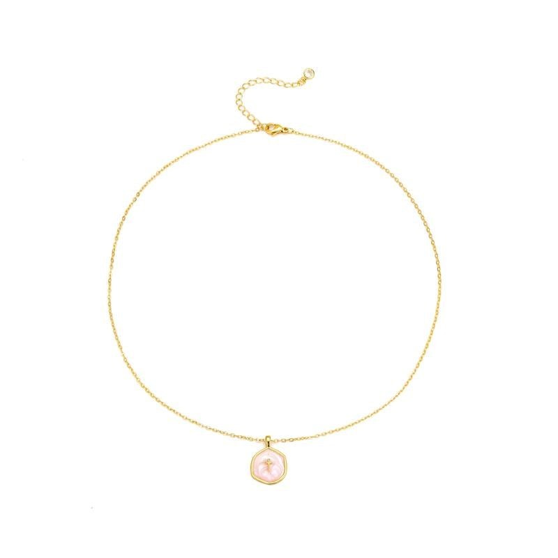 Gold Plated Religious Pink