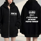 Comfort Graphic Zip Hoodie Zip Up