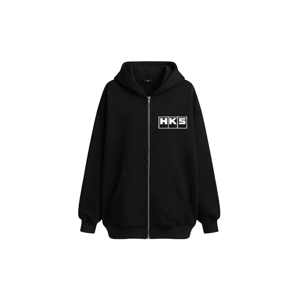 Comfort Graphic Zip Hoodie Zip Up