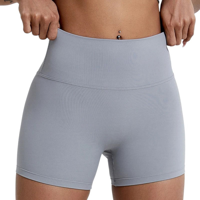 Comfort High Waisted Shorts High Waisted Gray