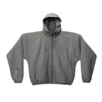 Lightweight Hooded With Jacket Zip Up GRAY