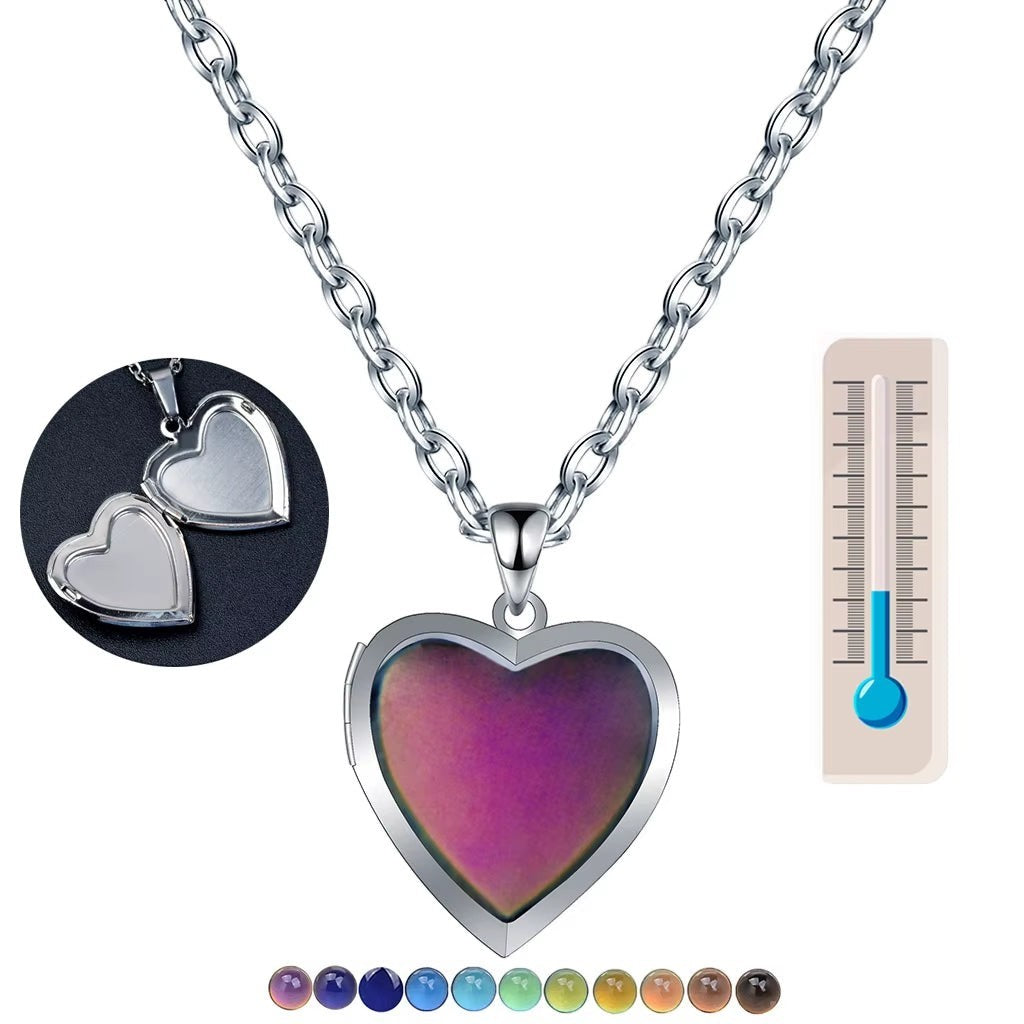 Heart Shaped Locket Necklace- Style 2