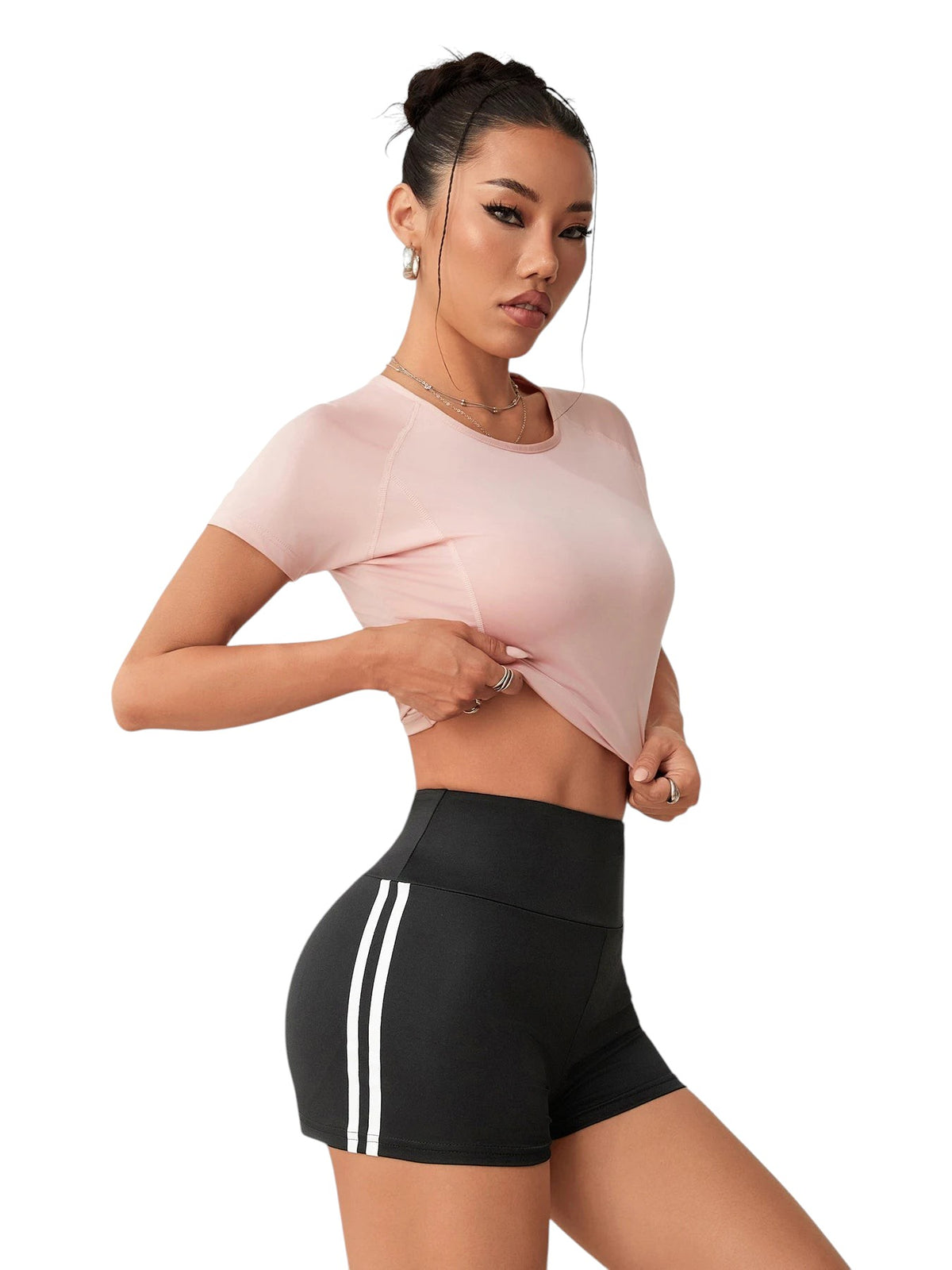 High Waisted Athletic Shorts High Waisted