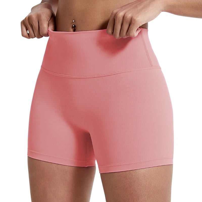 Comfort High Waisted Shorts High Waisted Flesh pink