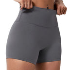 Comfort High Waisted Shorts High Waisted Drak Gray