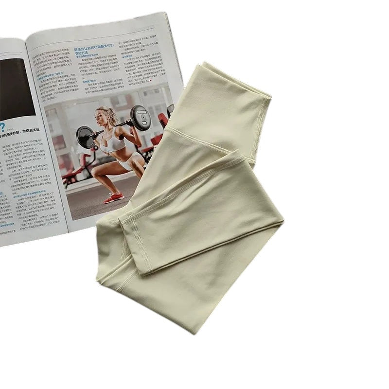 Comfort High Waisted Leggings High Waisted Ivory white China Mainland