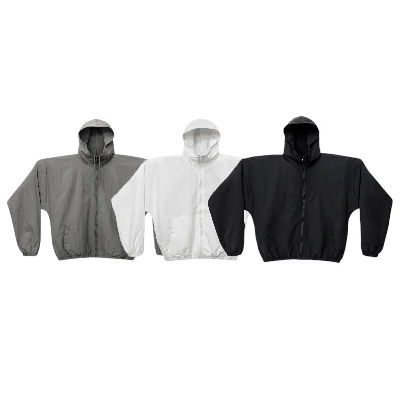 Lightweight Hooded With Jacket Zip Up