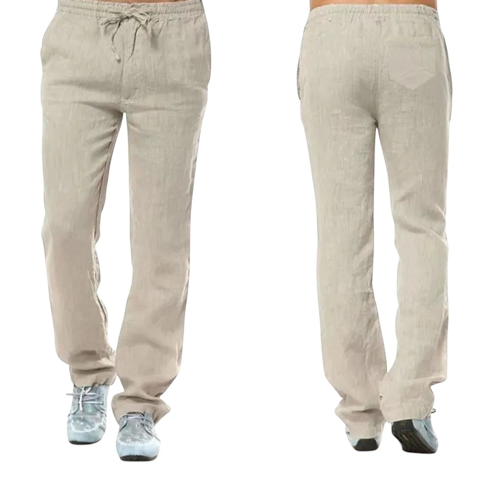 Comfort Linen Blend Pants light khaki