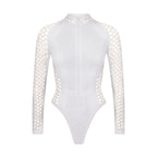 Long Sleeve Lace Swimsuit