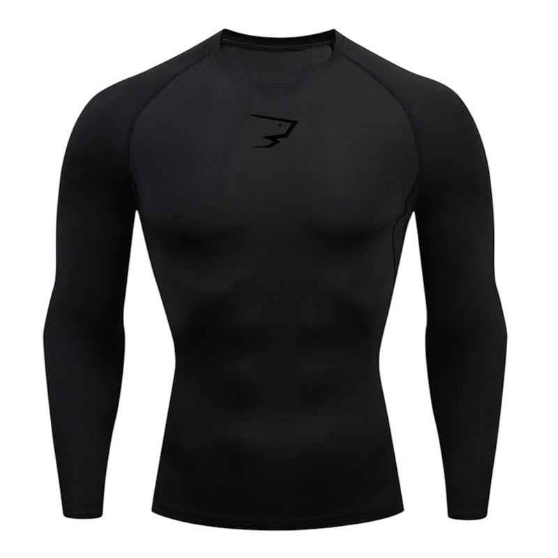 Long Sleeve Compression Shirt black