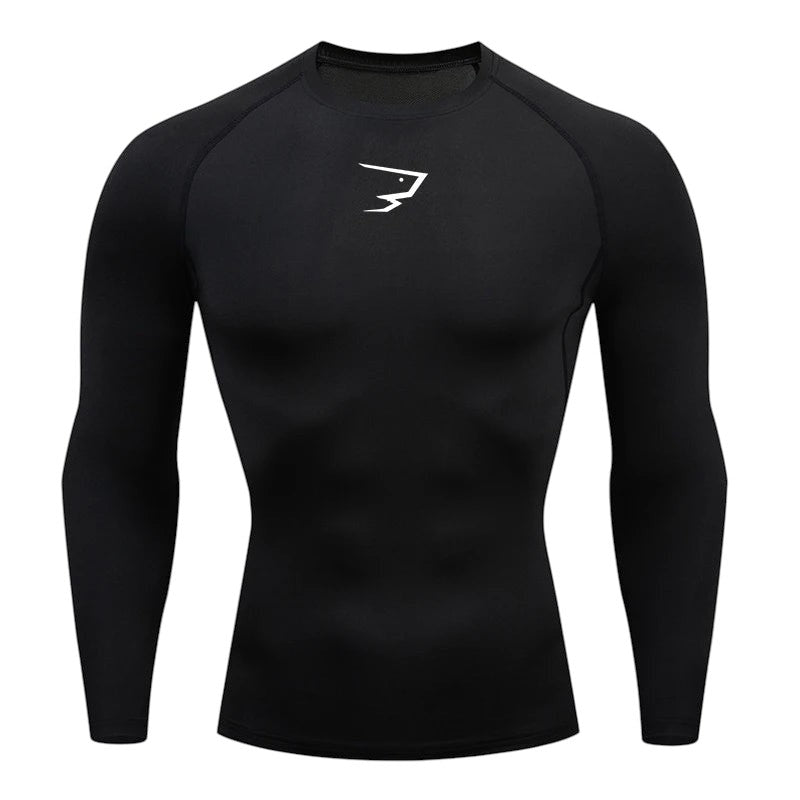 Long Sleeve Compression Shirt black 1