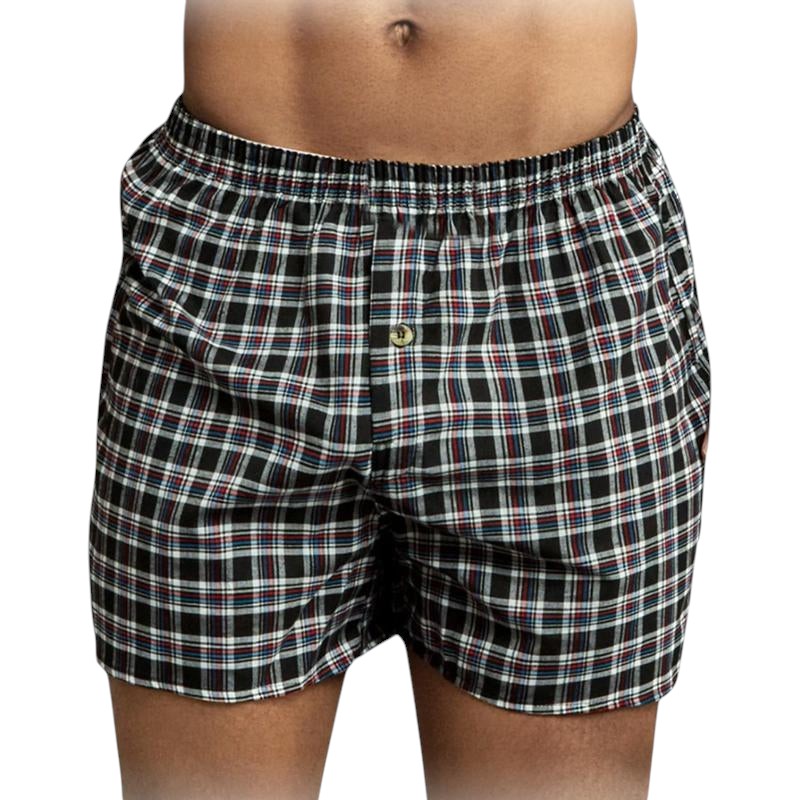 Plaid Woven Boxer