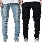 Skinny Fit Cargo Jeans