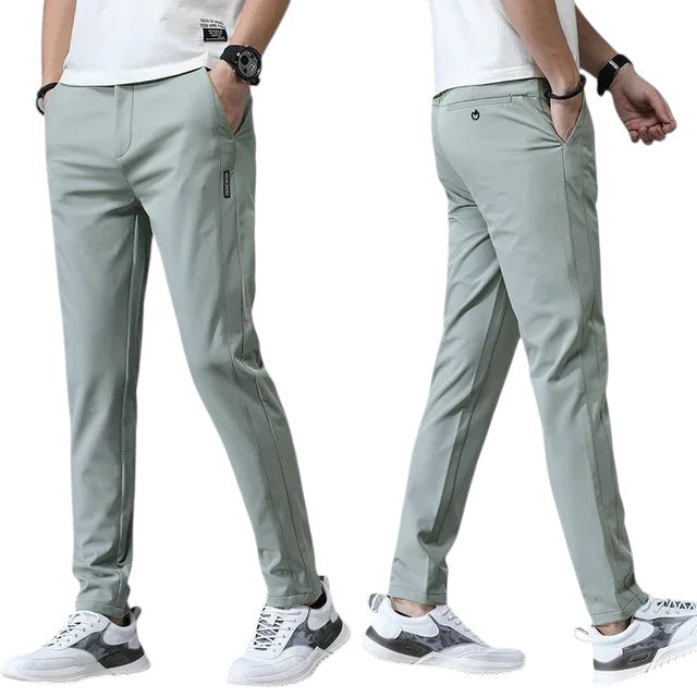Comfort Stretch Chino Pants Light Green