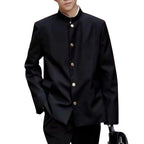 Comfort Mandarin Collar Jacket