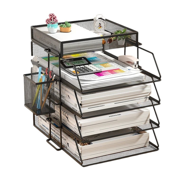 Comfort Mesh Desk 4-Tier-K-BT-Black