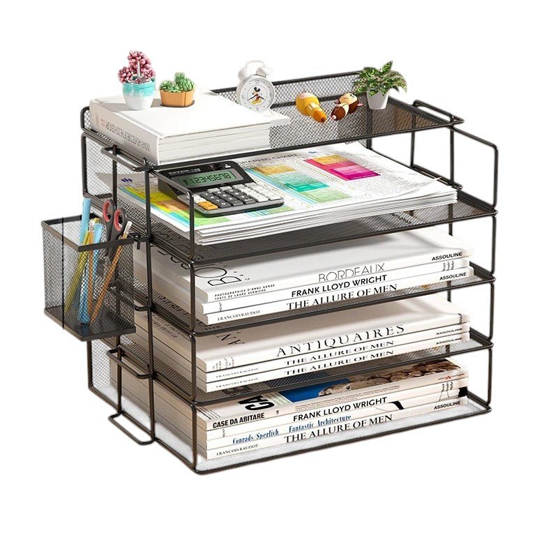 Comfort Mesh Desk 4-Tier-K-BT-Black-HK