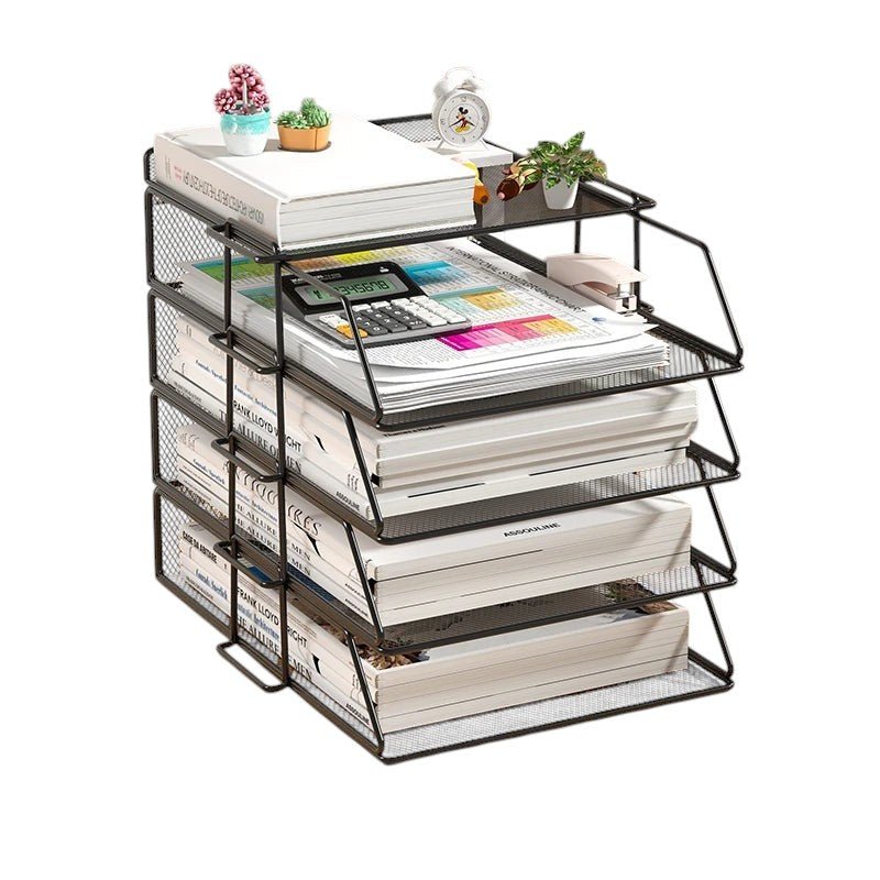 Comfort Mesh Desk 4-Tier-Black