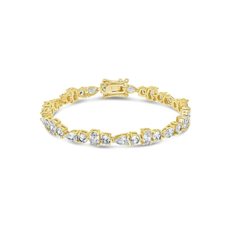 Mixed Shape Tennis Gold