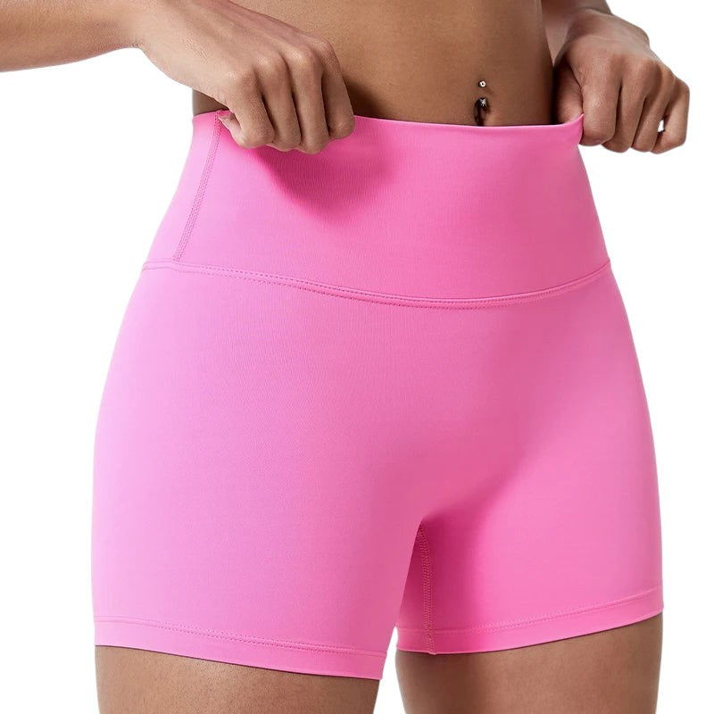 Comfort High Waisted Shorts High Waisted Pink