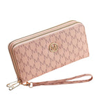 Double Zip Wristlet Wallet