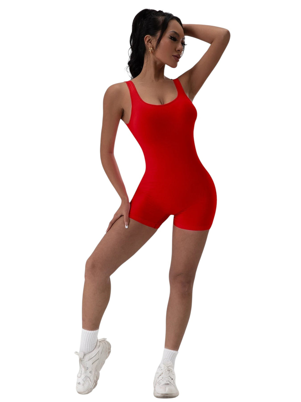 Comfort Athletic Bodysuit Shorts